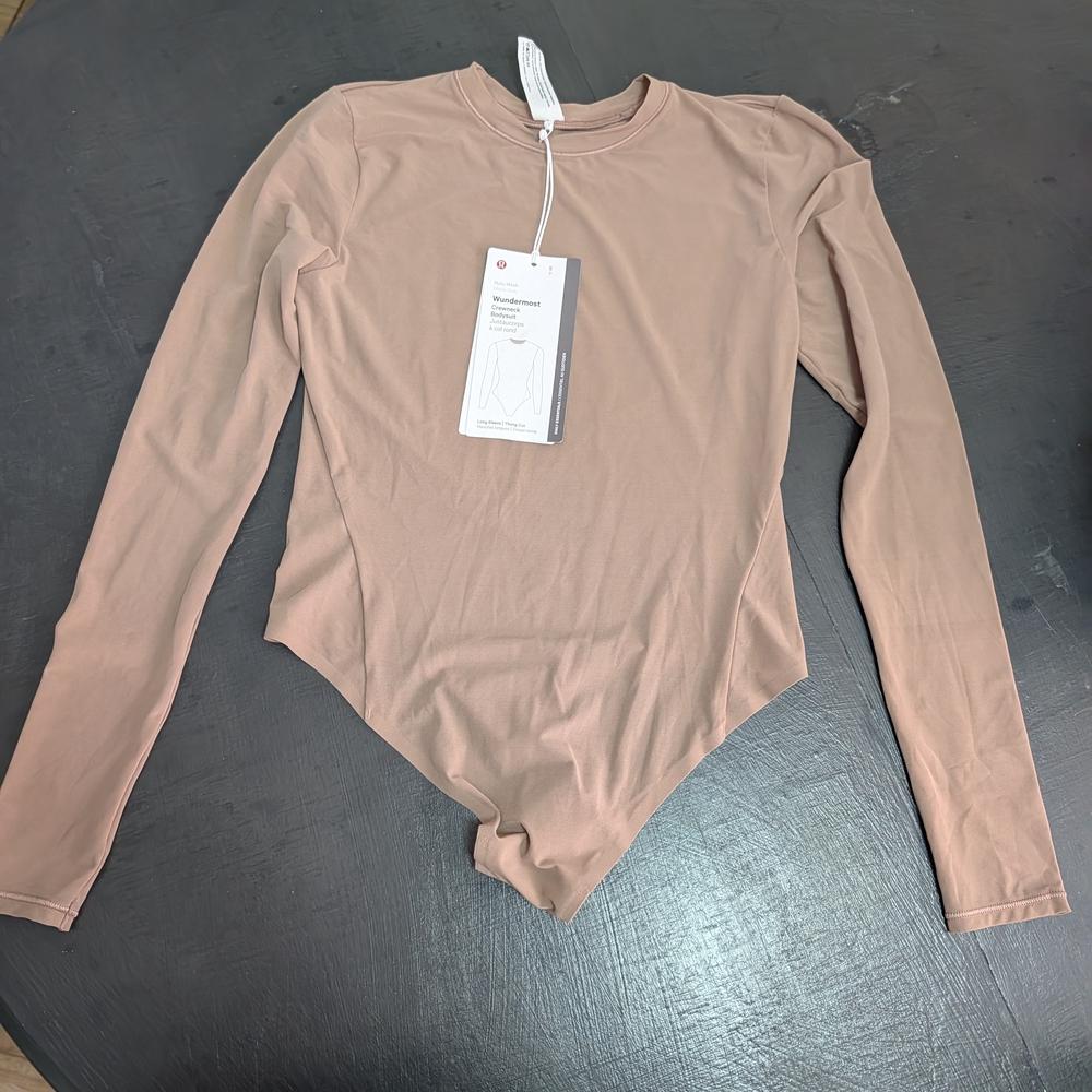 lululemon athletica Tan Shapewear Bodysuit